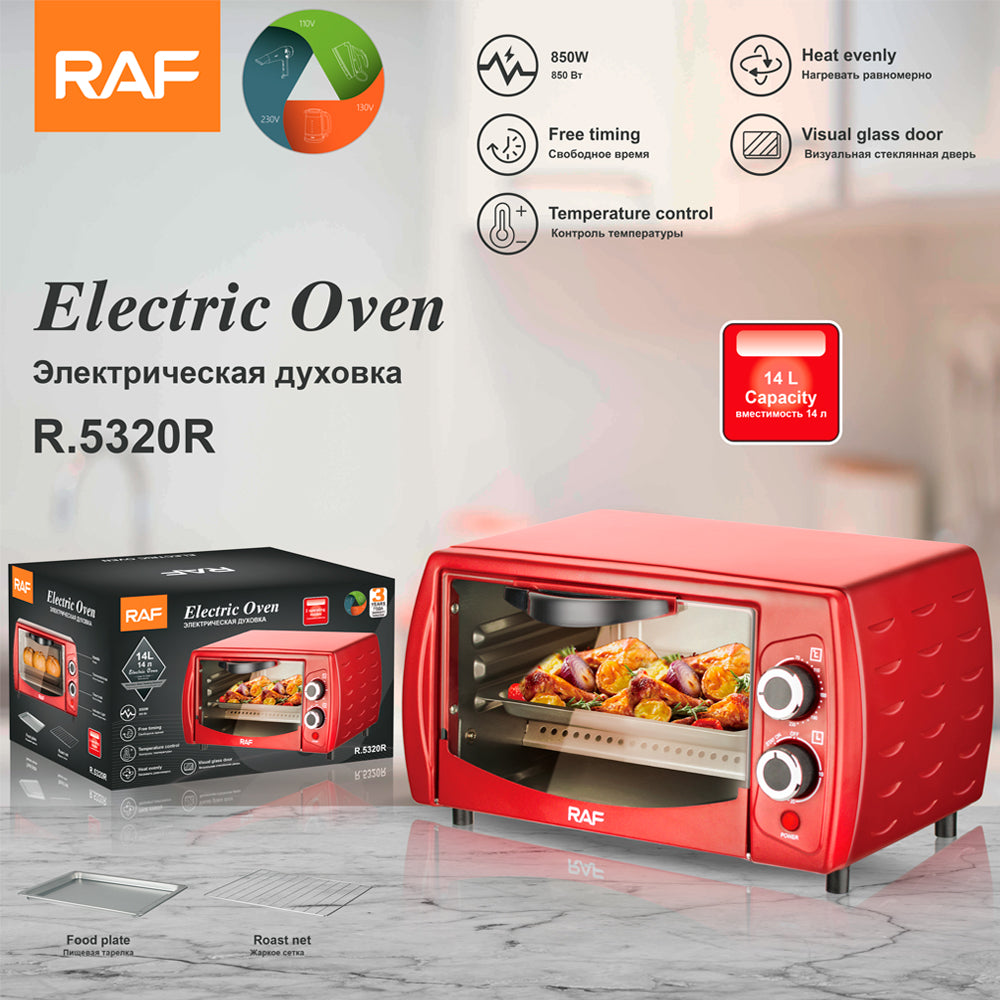 Electric Oven - Compact & Powerful baking, oven grilling with temperature control
