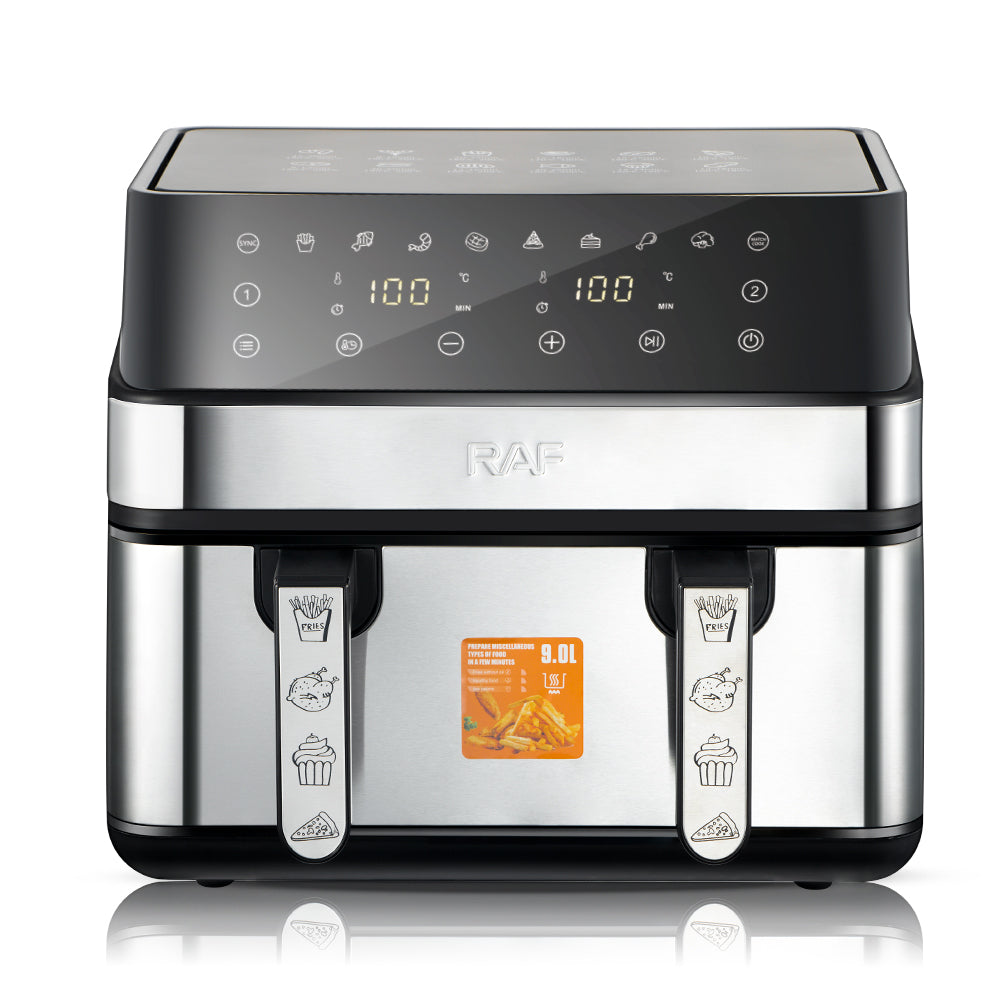 Air Fryer with Dual Basket multimode Oil-Free Cooking