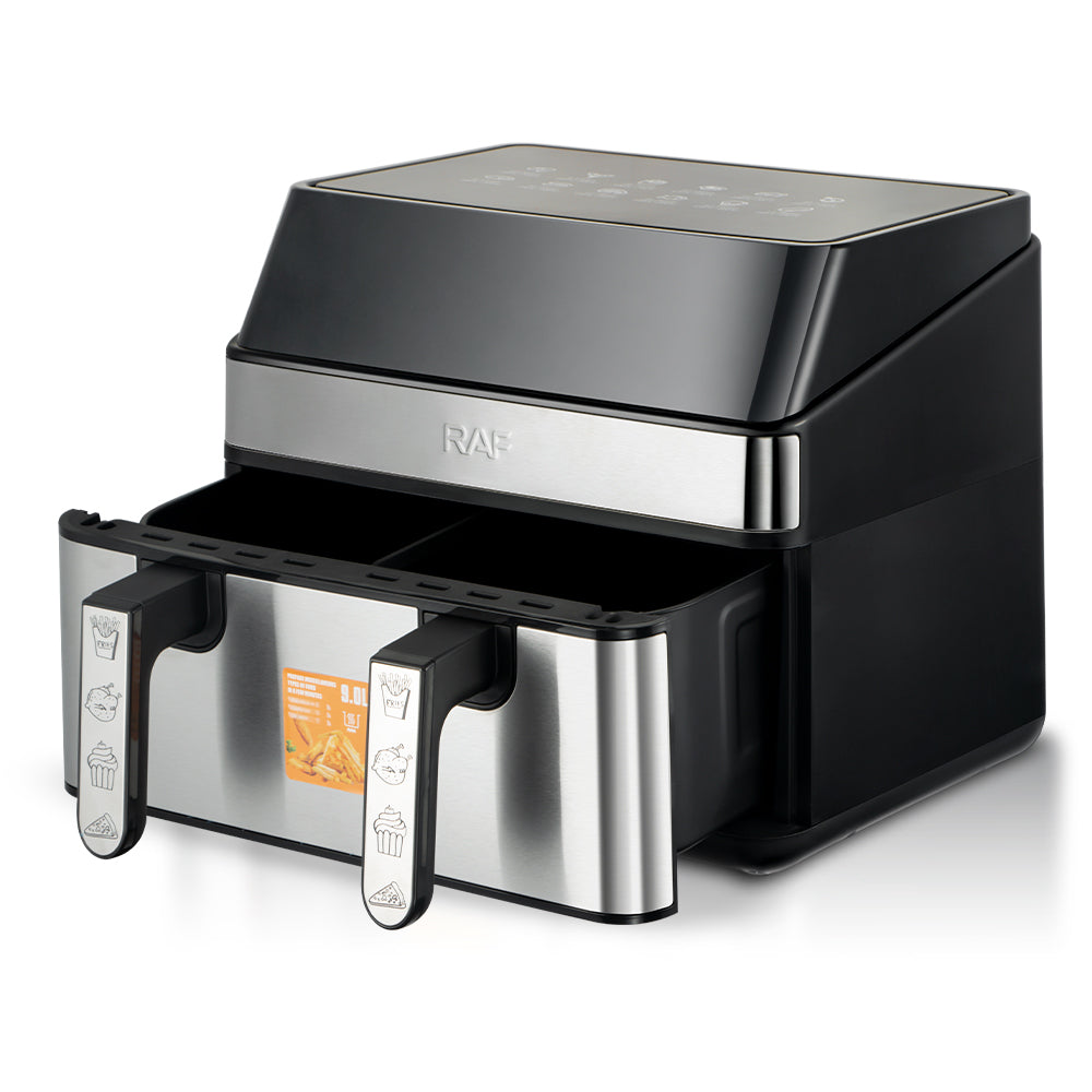 Air Fryer with Dual Basket multimode Oil-Free Cooking