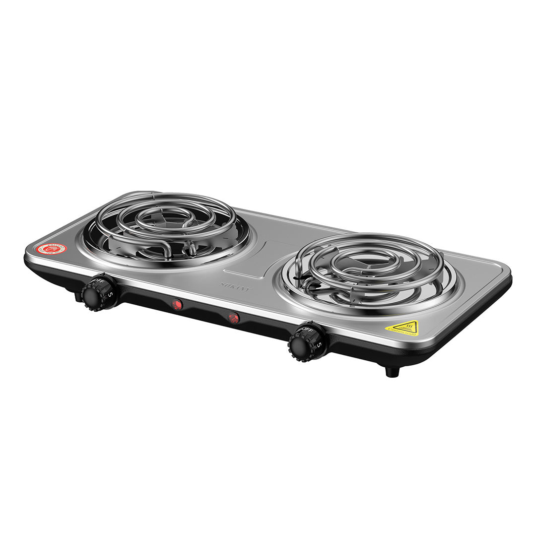 SOKANY SK-5115 Multifunctional Electric Stove – 2000W Dual Burner