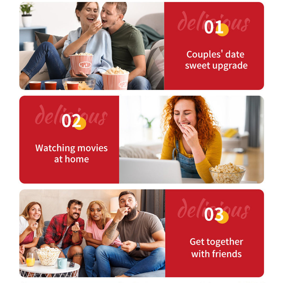 Electric Popcorn Machine, popcorn maker, Enjoy fresh, homemade popcorn