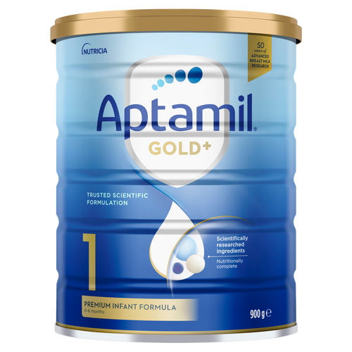 Aptamil Gold+ Stage 1 Formula Powder 900g