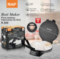 Electric roti chapati maker 1800W 10 inch double-sided non-stick cooker