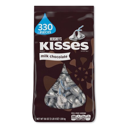 Hershey's Kisses milk chocolate candies 1.58kg