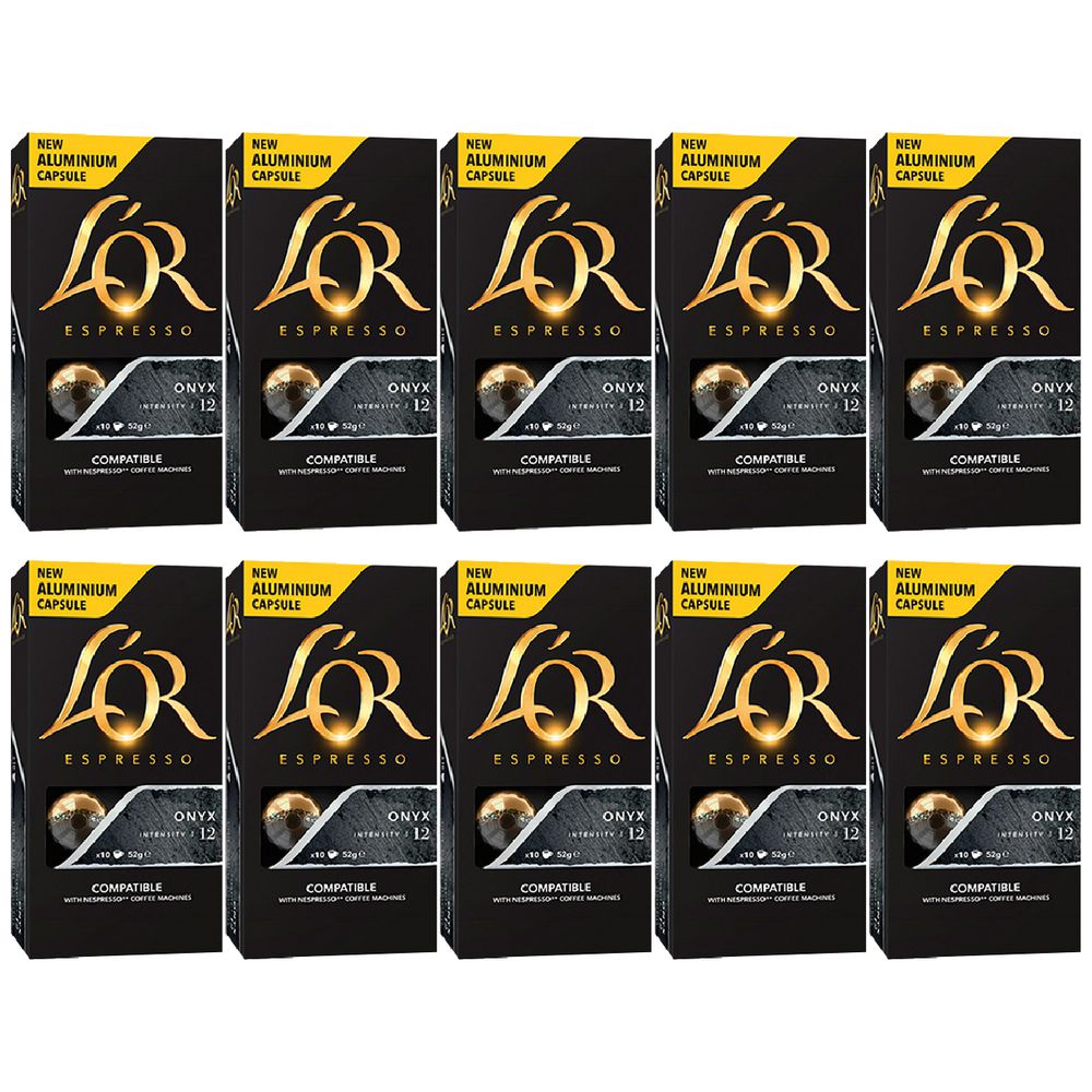 L'OR Espresso Onyx coffee capsules 100 pack