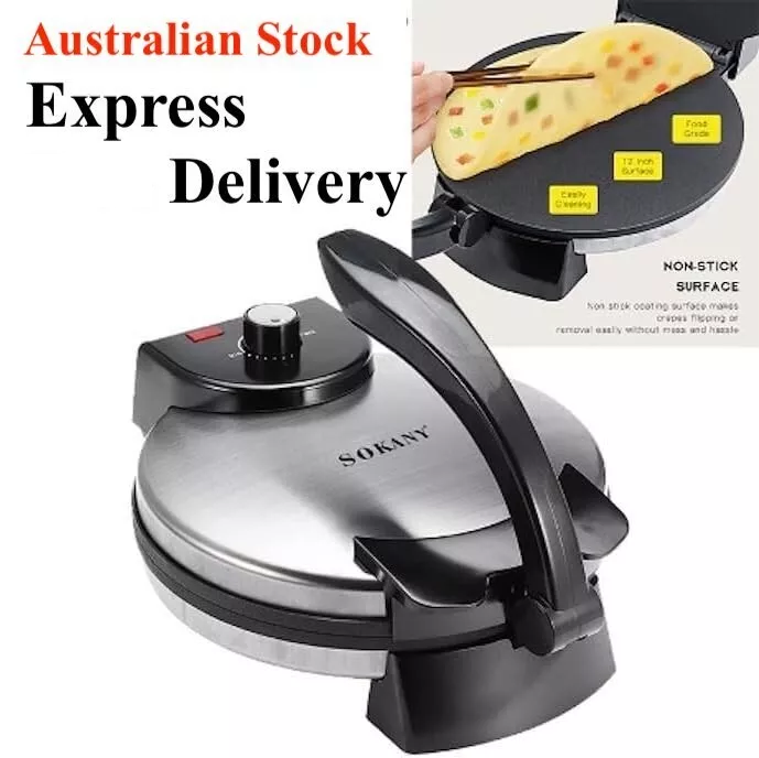 Electric Roti Maker Tortilla Non-Stick Coating Bread Crepe maker Chappati maker
