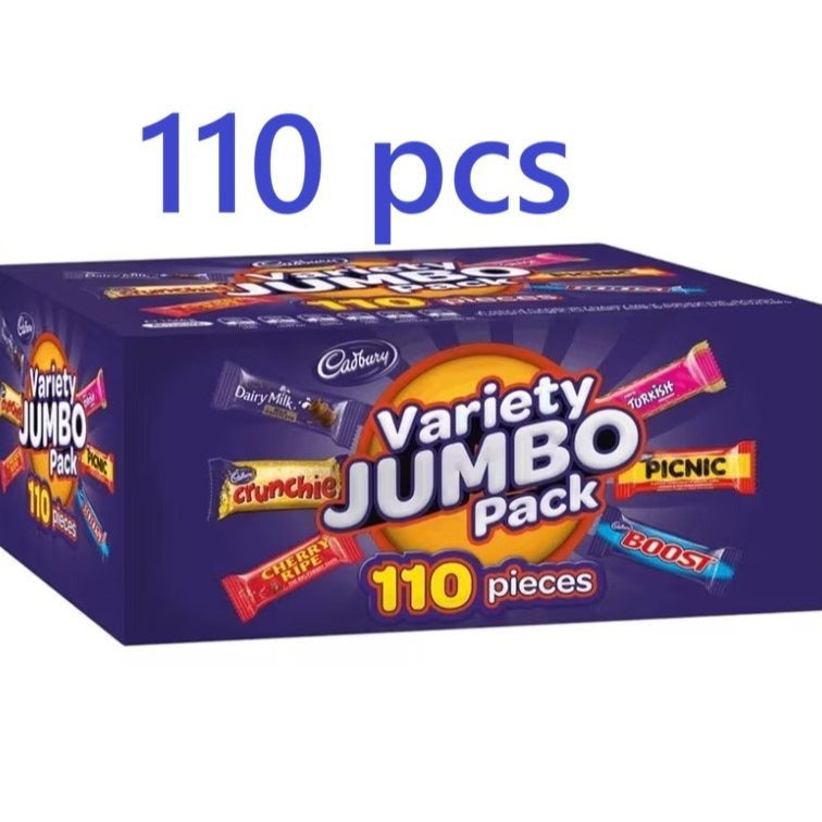 Cadbury Variety Mix Jumbo Chocolate Box 110 pieces 1.56kg