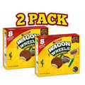 Arnott's Mini Wagon Wheels Chocolate Biscuits 8 Pack 190g two packs