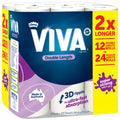 Viva Double Roll Paper Towels 120 Sheets x 12 Pack